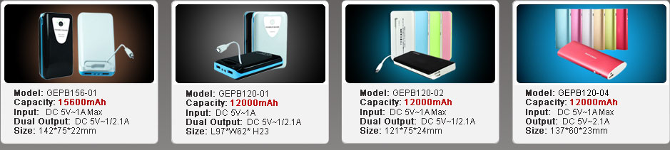 BNDPower 12000mAh power bank, 15000mAh power bank