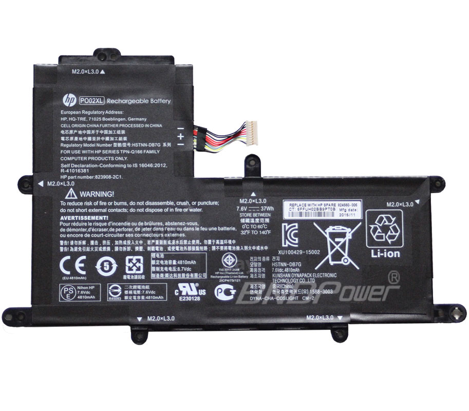 HP/COMPAQ Laptop Battery PO02XL  Laptop Battery