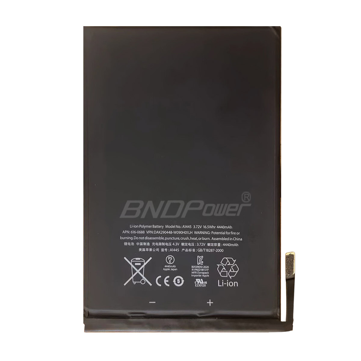 APPLE-A1445/iPad Mini Power Tool Battery